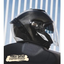 Shark Rs Jet Carbon Skın Açık Kask Dsd