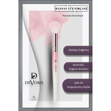Golden Rose Devobis Precision Face Brush - Çok Amaçlı Hassas Yüz, Pudra ve Allık Fırçası