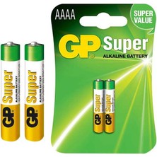 Gp 25A Incenin Incesi Aaaa Alkalin 2'li Pil