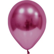 Balon 12" Krom Fuşya 50 Li