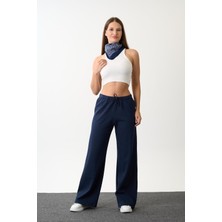 Keten Karışımlı Bol Kesim Pantolon