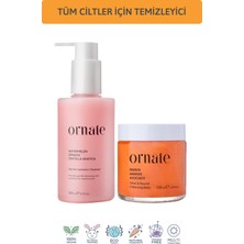 Tüm Ciltler Için Yoğun Makyajı Temizlerken Nemlendirmeyi Hedefleyen Temizleme Seti