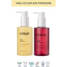 Yağlı Ciltler Için Makyajı Temizlerken Yağ Görünümünü Azaltmayı Hedefleyen Temizleyici Set