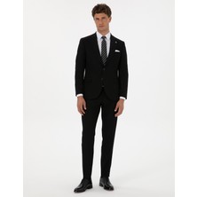 Pierre Cardin Erkek Siyah Ex. Slim Fit Takım Elbise 50305683-VR046