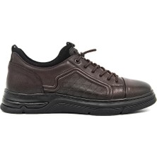 Komcero 5K2530-2120 Erkek Casual Ayakkabı - Koyu Kahverengi