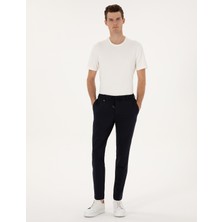 Pierre Cardin Erkek Lacivert Slim Fit Klasik Jogger Pantolon 50317618-VR033