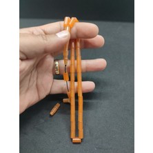 Furkan Gül Usta Eseri Tam El Boy Ok Gibi Bir Kesme Sıkma Kehribar Sertifikalı 8407