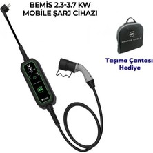 Bemis 2,3 - 3,7 Kw Mini Mobil Araç Şarj Cihazı Aleti 5 Metre BEV-1111-0001