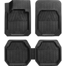 Promats Tuna 3D Siyah Üniversal Havuzlu Paspas 5 Parça