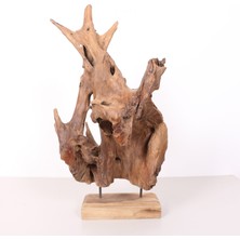 Mylamp Teak Art- Doğal Teak Obje & Dekor 30X70 cm