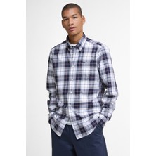 Barbour Wetheram Tailored Tartan Gömlek TN42 Riverstone Tartan