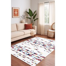 Makinede Yıkanabilir Kaymaz Taban Leke Tutmaz Salon Halısı Mutfak Halısı ve Yolluk