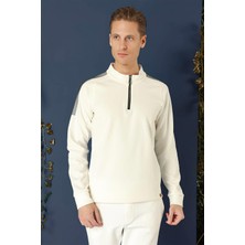 Swt 012 Swea Slim Fit Ekru Spor 47 - Sweatshırt