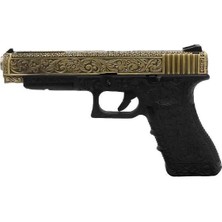 We Glock 34 Ivory Gravürlü Airsoft Tabanca