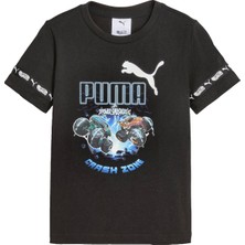 Puma Puma x Hot Wheels Tee Erkek Çocuk Siyah Tişört