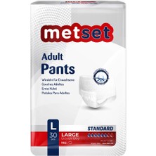 Metset Emici Külot Large Büyük Boy 30 Luk 1 Paket
