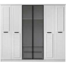 Aby 6 Kapılı Panjur Dolap