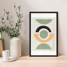 1 Adet Krem Mdf Zeminli Açık Bej Minimal Mdf Çerçeve Görünümlü Mdf Tablo