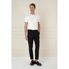 P 1162 Slim Fit Siyah Klasik Pantolon