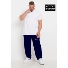 Erkek Büyük Beden Buyuk Brooklyn Baskılı Ince Eşofman Altı  SPR25BEA50