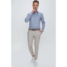 P 1111 Slim Fit Bej Spor Pantolon