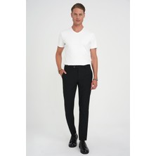 Efor Erkek Comfort Fit Rahat Kalıp Beli Lastikli Dokulu Siyah Jogger Pantolon  P 1192