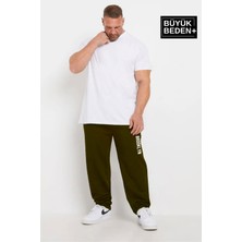 Erkek Büyük Beden Brooklyn Baskılı Ince Eşofman Altı  SPR25BEA54