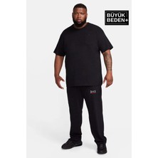 Erkek Büyük Beden Buyuk Brooklyn Baskılı Ince Eşofman Altı  SPR25BEA50