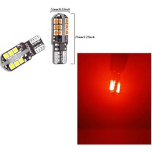 (2 x Adet) 1 Takım Canbus T10 24 LED 3030 Chıp ( 24LED Dipsiz Ampul )