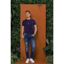 Denim Pnt 112 Koyu Mavi Jean Pantolon