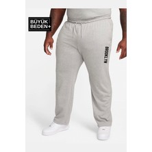 Erkek Büyük Beden Brooklyn Baskılı Ince Eşofman Altı  SPR25BEA54