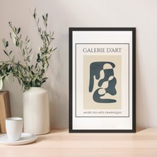1 Adet Mdf Zeminli Gümüş Dalgalar Mdf Çerçeve Görünümlü Mdf Tablo
