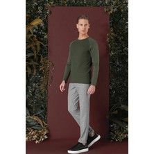 Efor Erkek Slim Fit Pamuklu Gri Pantolon P 1141