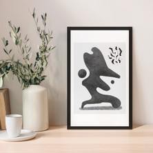 1 Adet Altın Desen Zeminli Lacivert Spiral Mdf Çerçeve Görünümlü Mdf Tablo
