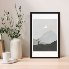 1 Adet Mdf Zeminli Altın Dalgalar Mdf Çerçeve Görünümlü Mdf Tablo