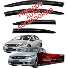 Honda Civic Fb7 Ferrous Cam Rüzgarlığı 4lü Set 2012 2016