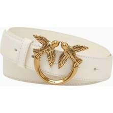 Love Berry H3 Deri Kemer, Antique Gold