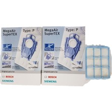 Ergomax Toz Torbası P Tipi 2 Kutu Filtre ile Hediye Siyah