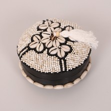 Mylamp Bali Boncuklu Bambu Saklama Kutusu M 16X10 cm