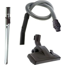 Gri Elektrikli Süpürge Hortum Seti S 6810  ve Kullanışlı Temizleme Aksesuarı