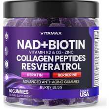 Nad + Biotin K2 & D3 60 Gummies