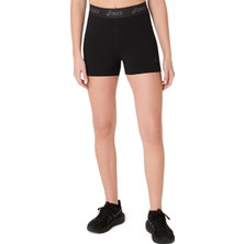 Asics Essential Asics Logo 3In Tight Kadın Siyah Tayt 2032D266-001