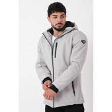 Uzay Kapüşonlu Içi Kürklü Softshell Kışlık Mont Pldp 3010_50454