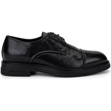 Giampiero Nicola Erkek Hakiki Deri Siyah Casual Ayakkabı 664 46501 Erk Ayk SK25-26 Nero
