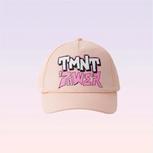 Nickelodeon Genç Mutant Ninja Kaplumbağalar Yazılı Pembe Unisex Çocuk Şapkası