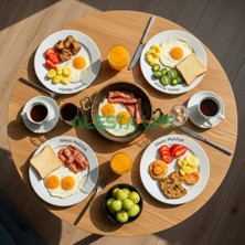 Alesta Life Klasik Yuvarlak Katlanır Yer Sofrası - 78 cm x 21 cm, Metal Ayaklı
