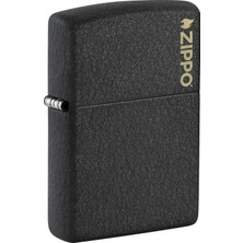 Zippo Logo Brack Crackle Dizayn Çakmak