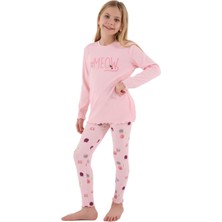 Rolypoly Kız Çocuk Pembe Pijama Takımı