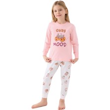 Rolypoly Kız Çocuk Pembe Pijama Takımı