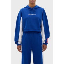 Les Benjamins Relaxed Fit Kapüşonlu Crop Sweat Bayan Sweat LB24SSKISFUHD